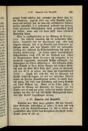 225-229, § 20. Spanien eine Republik
