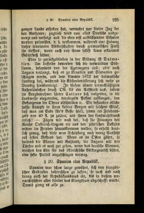 225-229, § 20. Spanien eine Republik