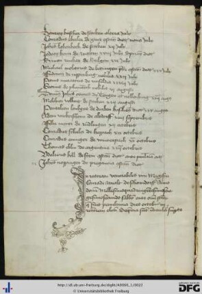 [fol. 10] Rektorat Konrad Arnold 1462/63