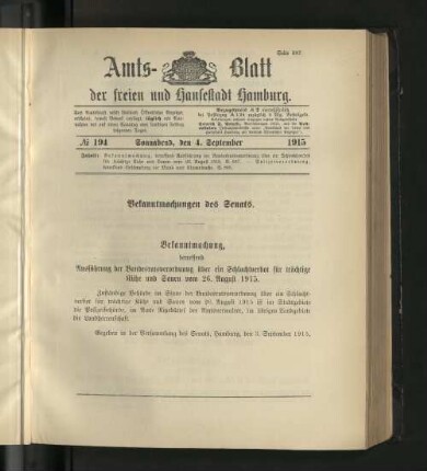 No. 194, 4. September 1915
