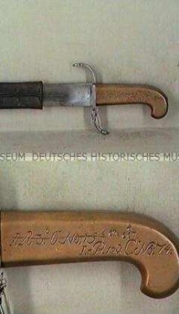 Faschinenmesser mit Scheide