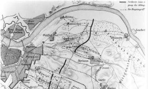 Dresden-Striesen. Plan zur Schlacht bei Dresden, aus: Friedrich: Die Befreiungskriege, 1911-