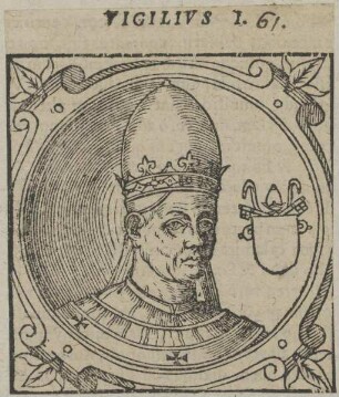 Bildnis von Papst Vigilius