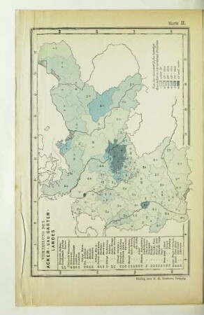 Verteilung des Acker- und Gartenlandes