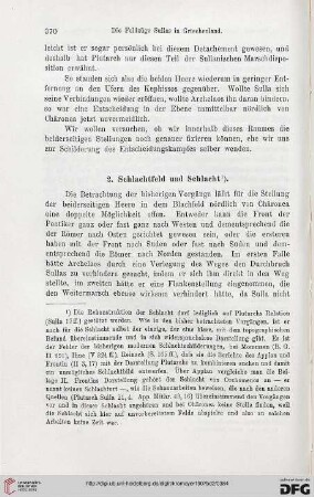 2: Schlachtfeld und Schlacht