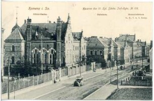 Kamenz. Kaserne d. 3. Bat. 13. K.S. Inf.-Regt. No. 178