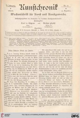 Heft 10 (16. Dezember 1886)