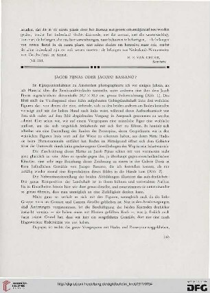 2.Ser. 4.1911: Jacob Pijnas oder Jacopo Bassano?