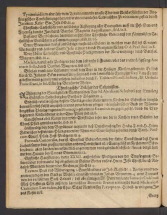 Theologische Bücher der Calvinisten.
