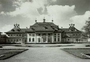 Wasserpalais, Gartenseite, Mittelbau