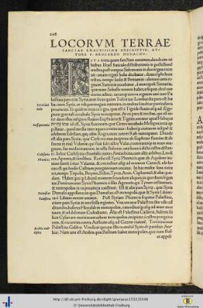 Locorum terrae sanctae exactissima descriptio, autore F. Bocardo monacho.