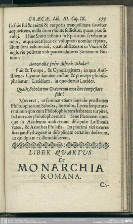 Liber Quartus De Monarchia Romana