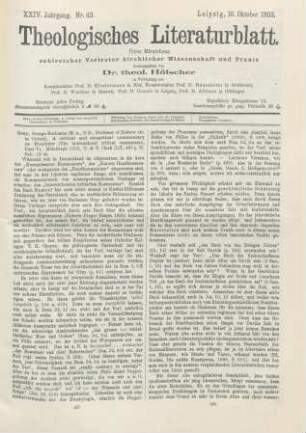 497-499 [Rezension] Gray, George Buchanan, A critical and exegetical commentary on Numbers
