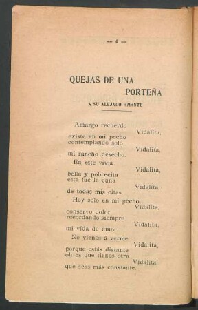 Quejas de una porteña