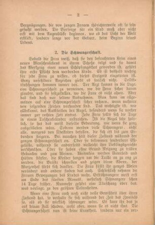 2. Die Schwangerschaft