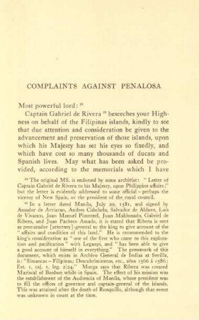 Complaints against Penalosa