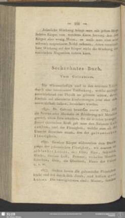 Sechzehntes Buch. Vom Galvanism