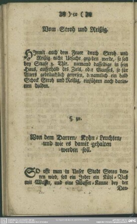 § 32. Von dem Narren, Kyhn-Leuchten, und wie es damit gehalten werden soll