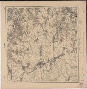 Section Wilsdruff aus: Topographische Karte (Meßtischblätter) Sachsen
