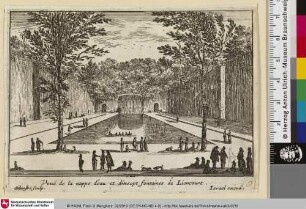 Veuë de la nappe d'eau et dixsept fontaines de Liencourt