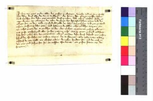 Lehenbrief Abt Kunos zu Ellwangen für Konrad Gerhar genannt Burger zu Ellwangen über einige Äcker zu Seifriedszell (Sybreltszelle).