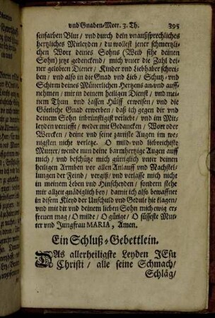 Ein Schluß-Gebettlein.