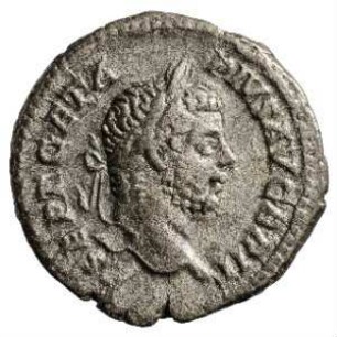 Münze, Denar, 210 n. Chr.
