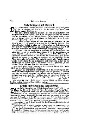 Arbeiterjugend und Republik