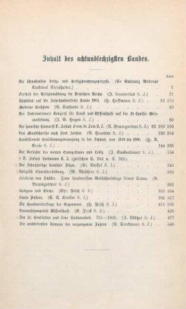 III Inhaltsverzeichnis