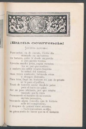 ¡Buena ocurrencia! : (Cuento baturro)
