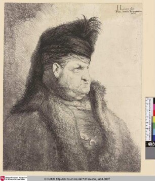 [Brustbild eines Orientalen; Bust of an oriental]
