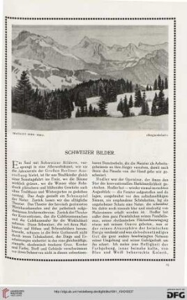 Schweizer Bilder