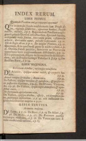 Index Rerum.