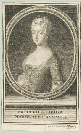 Bildnis der Frederica Louisa, Margrave d'Ansbach