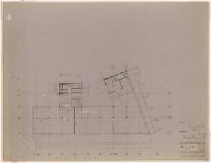 Geschäftshaus Knesebeckstraße/Kurfürstendamm, Berlin-Charlottenburg: 2. Bauabschnitt: Grundriss 5.OG 1:100