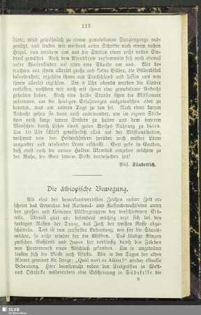 Die äthiopische Bewegung