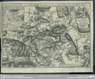 Topographische Carte von der Grafschafft Pyrmont und denen angräntzenden Herrschafften