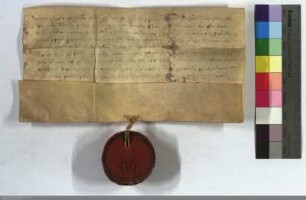 Guido, eps. Gradensis gewährt allen, welche die Elisabethkirche zu Marburg besuchen u. beschenken, 40 Tage Ablaß.