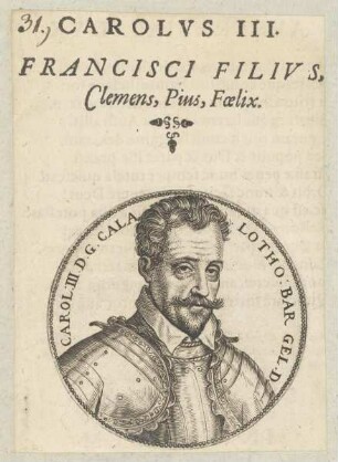 Bildnis von Carolvs III., Herzog von Lothringen
