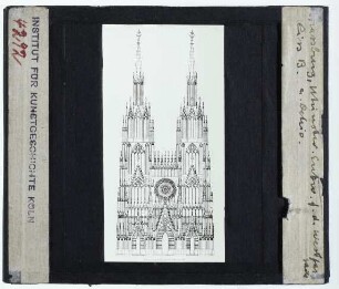 Straßburg, Münster : Aufriss