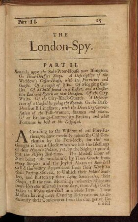 Part II. Remarks upon the Salt-Peter-House near Islington. [...]