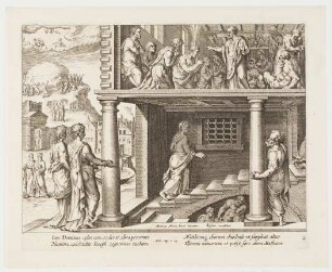 Die Rückkehr der Apostel vom Ölberg und die Wahl des Matthias zum Apostel