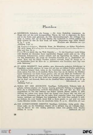 Plastiken (Nr. 461-508)