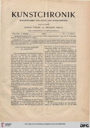 Heft 1 (13. Oktober 1898)