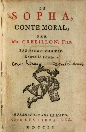 Le Sopha : Conte Moral, 1
