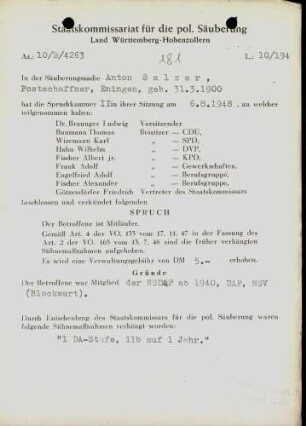 Salzer, Anton