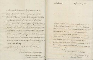 Voltaire an Karoline Luise von Baden (Ferney-Voltaire)