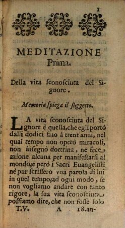 La passione del Signore, 5. Considerata nella vita sconosciuta