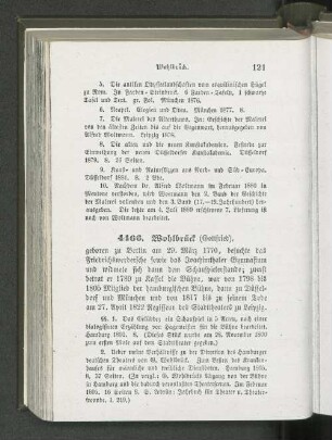 4466. Wohlbrück (Gottfried).