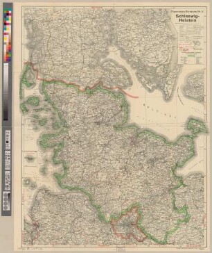 Ravensteins Bürokarte Schleswig-Holstein